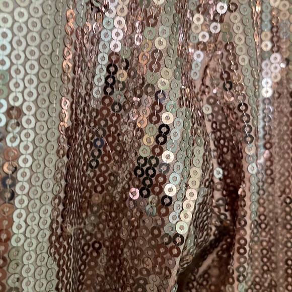Forever 21 rose gold sequin dress, size small - Picture 6 of 6